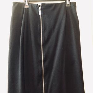 SEXY SKIRT WITH LONG FRONT ZIPPER